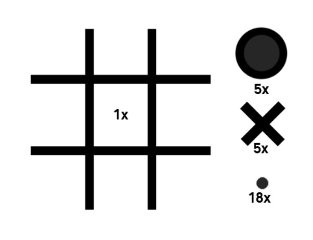 Tic Tac Toe Wall Art Game